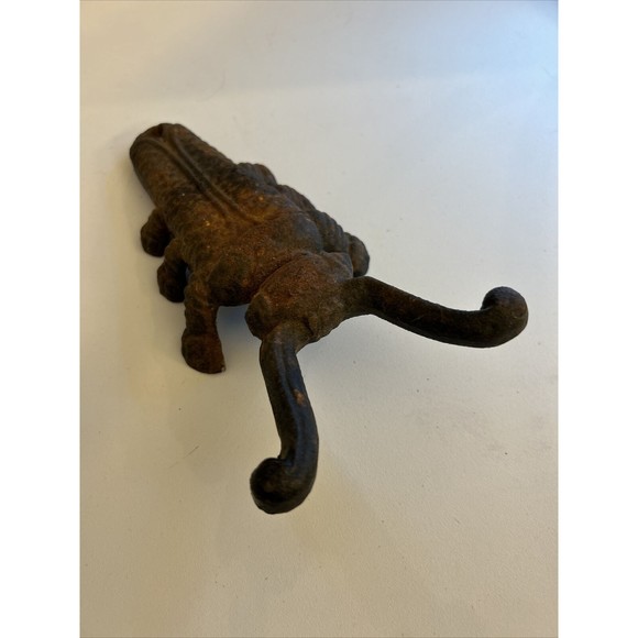 Accents Vintage Cast Iron Beetle Scarab Bug Boot Jack Scraper Shoe